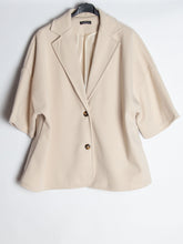 Uldlook vest med knapper